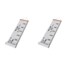 2X Kinder Kinder Wachstum Diagramm Höhe Herrscher Wand Aufkleber Aufkleber Measurem