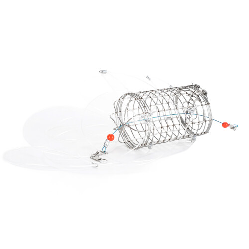 Pièges à crabes avec 8 boucles, 8cmx5cm acier inoxydable
