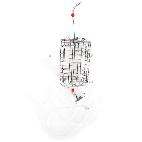Pièges à crabes avec 8 boucles, 8cmx5cm acier inoxydable 2