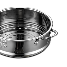 pezzi da 18 cm, griglia per cottura a vapore in acciaio inox con doppio