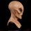 2X Μάσκα πάρτι Halloween με ανατριχιαστικό λάτεξ UFO Big Eyes για ενήλικες 3