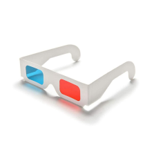 Gafas 3D, 20 pares de lentes estéreo de papel rojo y azul para anaglifo.