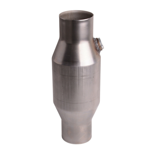 4Pcs 2.5Inch Spun Universal Catalytic Converter High Flow Stainless St 2