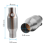 4Pcs 2.5Inch Spun Universal Catalytic Converter High Flow Stainless St 5
