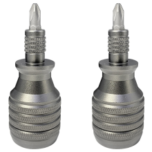 2X 7 in 1 Mini Screwdriver Titanium 1/4 Inch Magnetic Torx Screw Drive