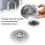 Lot de 2 filtres de protection pour baignoire et douche 5