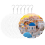 12Pack 8Inch Sublimation Wind Spinner Blanks 3D Spinners Hanging for I 3
