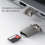 3X Mini TF Card Reader USB Computer Memory Adapter with LED Indicator 3