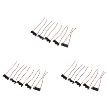 15 pezzi da 4,3 pollici cavi neri supporto per slot di stoccaggio batteria 1 x 12V 23