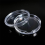 30 τεμάχια μικρό στρογγυλό διαφανές πλαστικό κουτί με κάψουλες κερμάτων 35 χιλ. 3