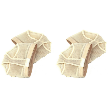 2X Scarpe da allenamento professionali per danza del ventre/balletto con cuscinetti per le dita dei piedi