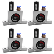 4X 1/4 Pneumatische Turbine Trilmotoren Stille Industriële Trilmotoren voor Hopp
