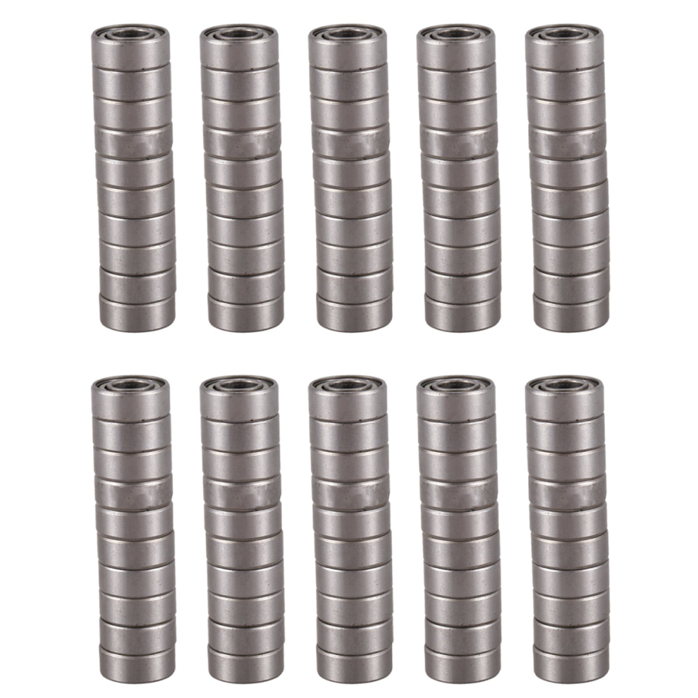 6Mm X 13Mm 5Mm Miniature Deep Groove Radial Ball Bearings 686Z 100Pcs 4852109501331