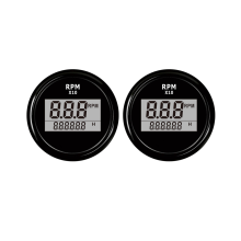 2X Boot LED Digitale Toerenteller Motorurenteller Marine Buitenboordmotor RV RP