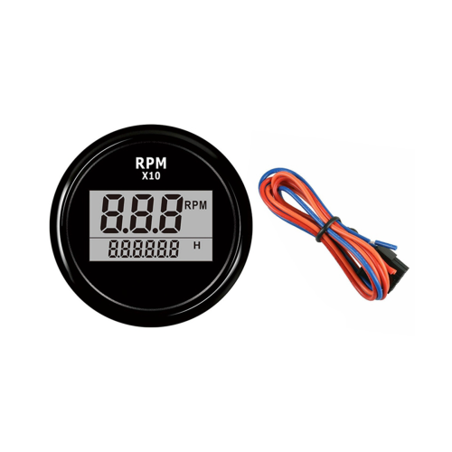 2X Boot LED Digital Tachometer Engine Hour Meter Marine Außenborder RV RP 2