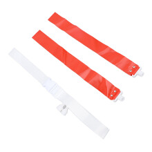 Flag Football Gürteln, verstellbarer Schnalle, PVC, Nylon, Rot, für Kinder & Erwachsene