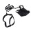 Ensemble de ceintures de résistance Swim Parachute Pro de 30 cm noir 16