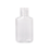 200 stuks 2 oz 60 ml heldere navulbare PET-plastic container met klapdeksel 10