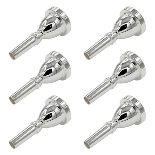Bocchino per tuba placcato argento 6X Large