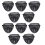 Lot de 10 masques de protection noirs neufs 2