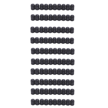100 stuks plastic fietsventielstofdoppen voor auto, busje, motorfiets en banden
