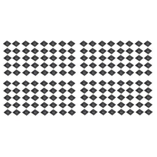 400 Pcs Self Adhesive Cable Tie Mount Base Holder 20 x 6mm 1