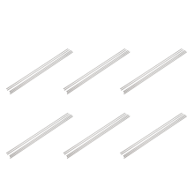 Barras redondas circulares de acero inoxidable para modelos RC, 30 unidades, 500 mm x 3 mm