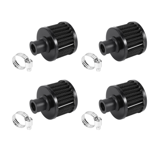 4pcs 13mm Oil Mini Breather Cold Air Filter Crankcase Engine for Car C
