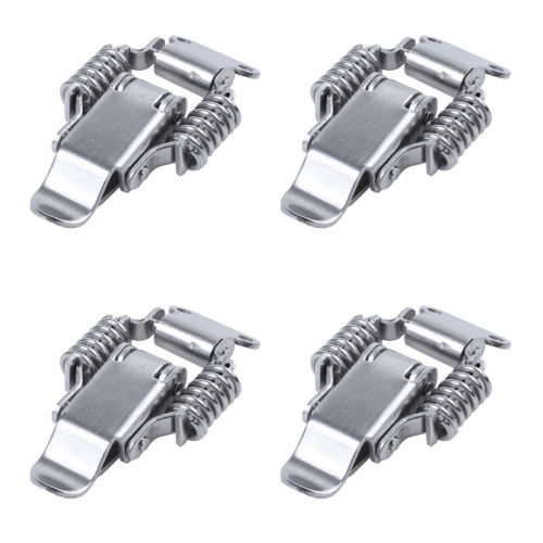 8X Toolbox Draw Compression Spring Toggle Latch Catch Clamp Silver 1