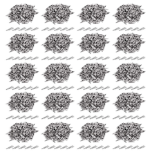 2000 stuks 1,06 inch / 27 mm mini metalen krokodillenklemmen, krokodillenklemmen