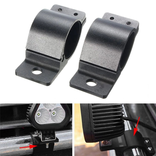 4 Set 3 Inch 76-81mm Bull Bar Roll Cage Mount Bracket Clamps LED Work