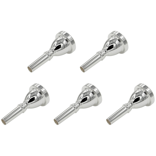 Bocchino grande per tuba placcato argento 5X