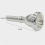 Bocchino grande per tuba placcato argento 5X 3