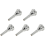 Bocchino grande per tuba placcato argento 5X 2