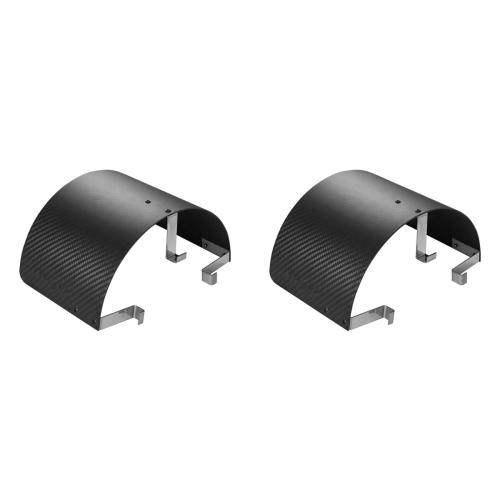 2X Auto Cold Air Intake Cone Sport Filter Abdeckung Motion Hitzeschild Carb