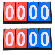 2X 4-cijferig scorebord Basketbal Voetbal Scorebord voor Voetbal Badmi