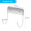 2X Supporto da parete per asse da stiro, supporto organizer, montato S 10