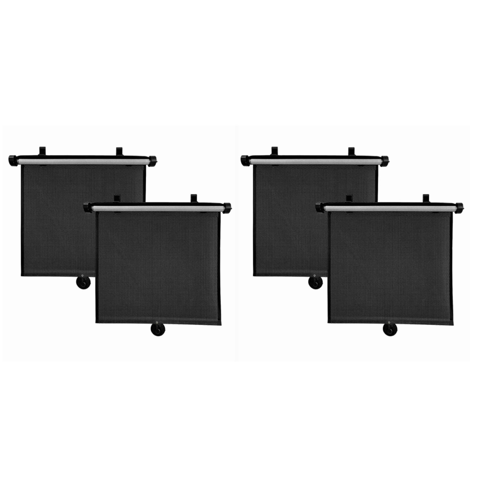 4Pcs 40X45cm Sun Protection Car Retractable Shade Side Sunproof Cover 4852109508668