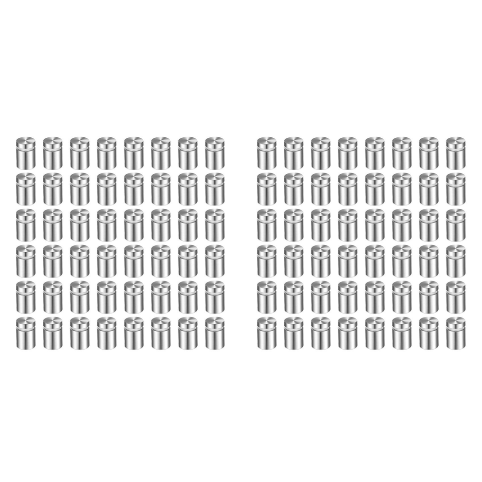 200 Pack Sign Standoff Screws Advertising Stainless Steel Wall Mounts-image-OPC-PJDK6WY-NEW