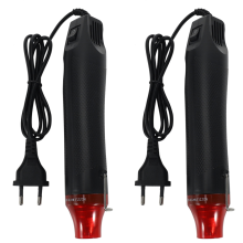 2x EU-stekker 220V 300W DIY mini heteluchtverwarmingstool voor het inpakken van krimpkousen