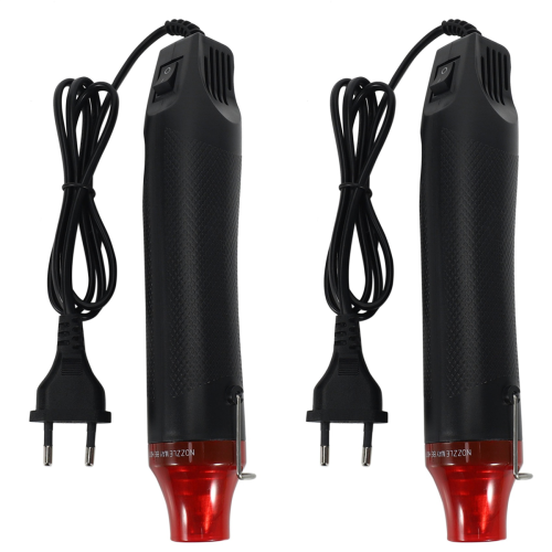 2X EU Plug 220V 300W DIY Mini Εργαλείο Θερμού Αέρα για Τύλιγμα Συρρικνούμενων Υλικών 1