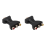 2X - Compatibile con 3 adattatori audio video RGB - Adattatore maschio componente C 1