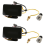 2X 3 In1 LCD Auto Digitale Meter Voltmeter/Oliedruk/Watertemperatuur 12-24 1