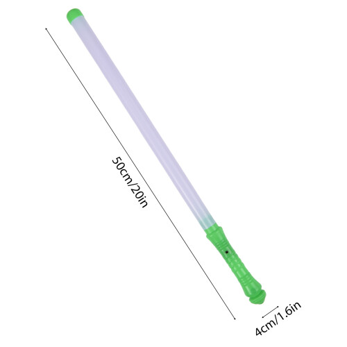 12 Stück Multicolor LED-Leuchtstäbe 50x4x3cm 3 Modi 1