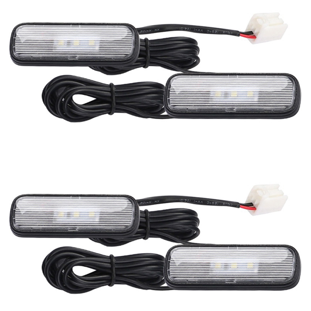 4Pcs Car Led Interior Atmosphere Decoration Lamp Ambient Foot Fo Light 4852109510401