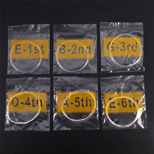 18X Κλασική Κιθάρα Έξι Χορδές SC12 Nylon Ασημένια Επιμετάλλωση Σετ Super Lig