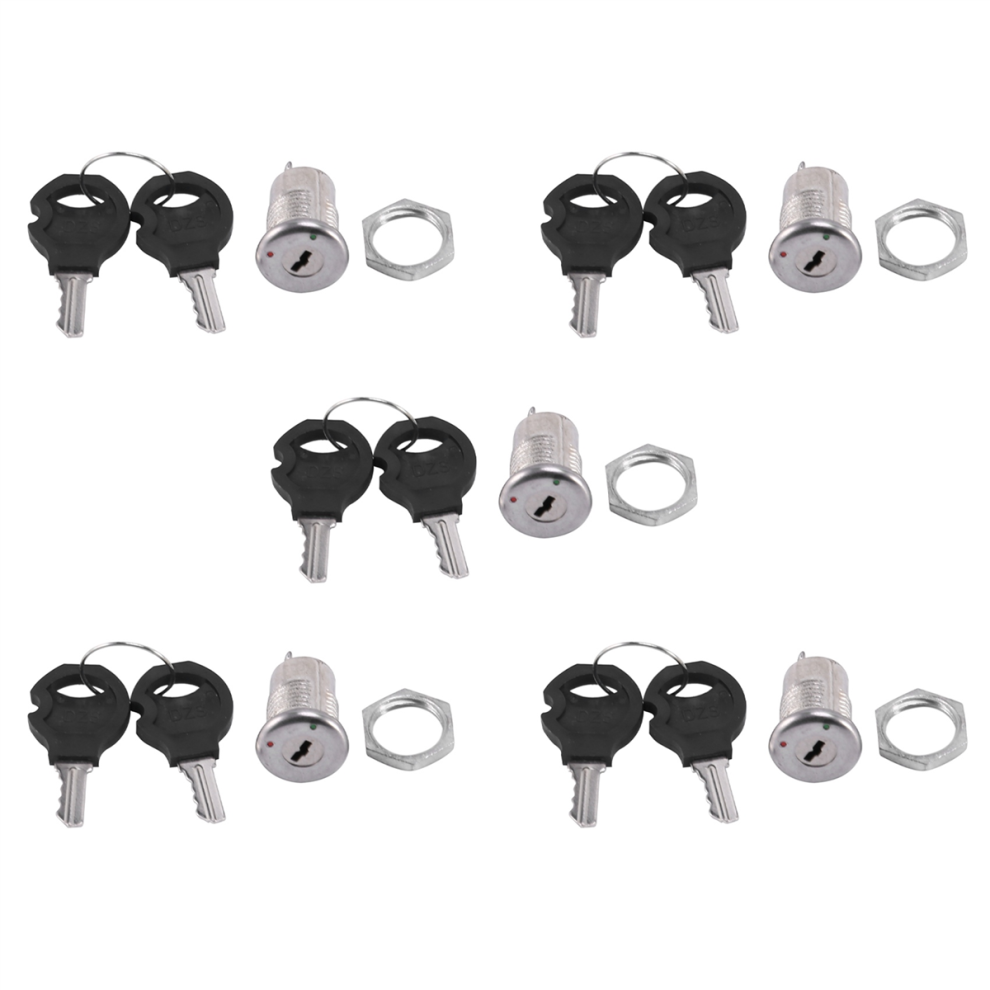 5X On Off Two Terminals Keyswitch Keylock Switch W Keys 4852109512092