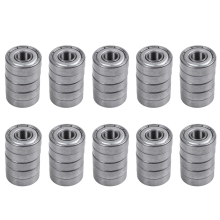 607Z 7 x 19 6mm dubbel afgeschermde diepe groefkogellagers 50 stuks