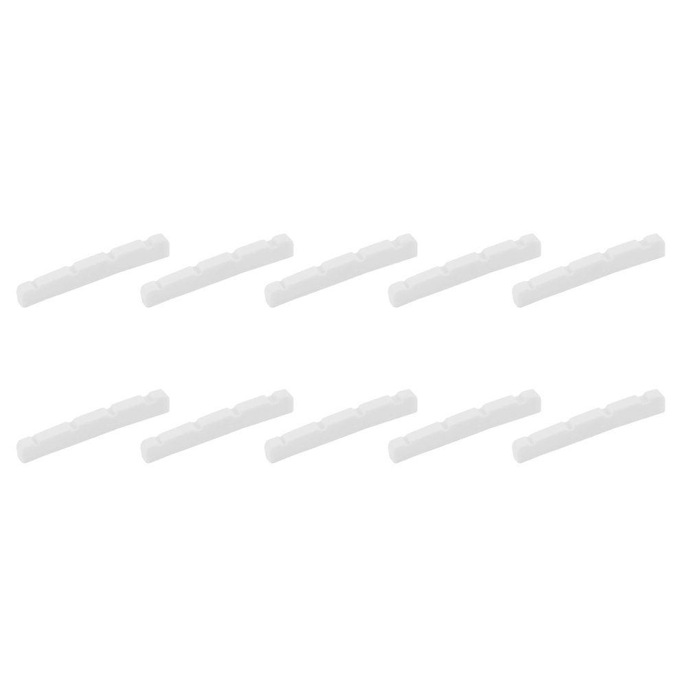 10X Slotted Curved Bone Bass Nut For 4 Strings Pb Precision 4.2X3.2x 4852109517493