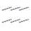 6X UTP 24 Θυρών Rj45 Patch Panel Καλώδιο Rack Επιτοίχιας Βάσης Σύνδεσης 1